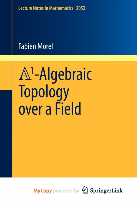 A1-Algebraic Topology over a Field