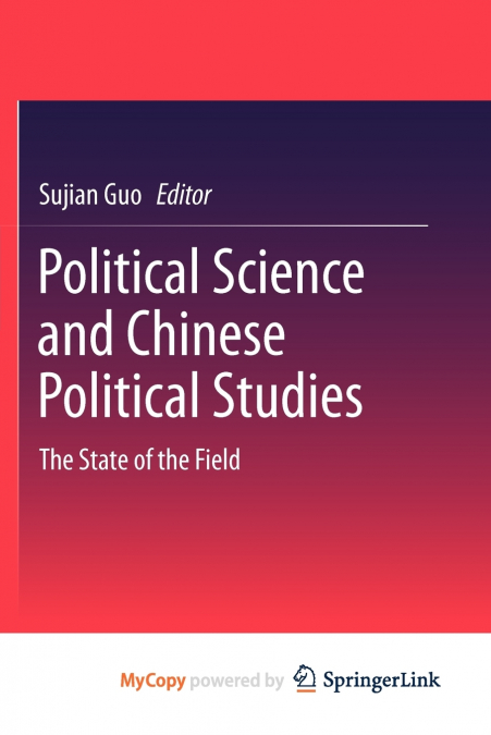 Political Science and Chinese Political Studies