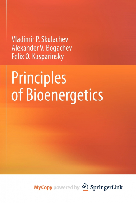 Principles of Bioenergetics