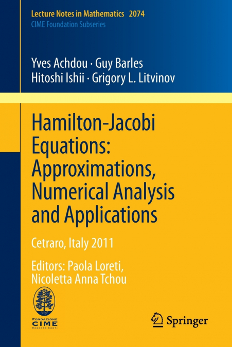Hamilton-Jacobi Equations