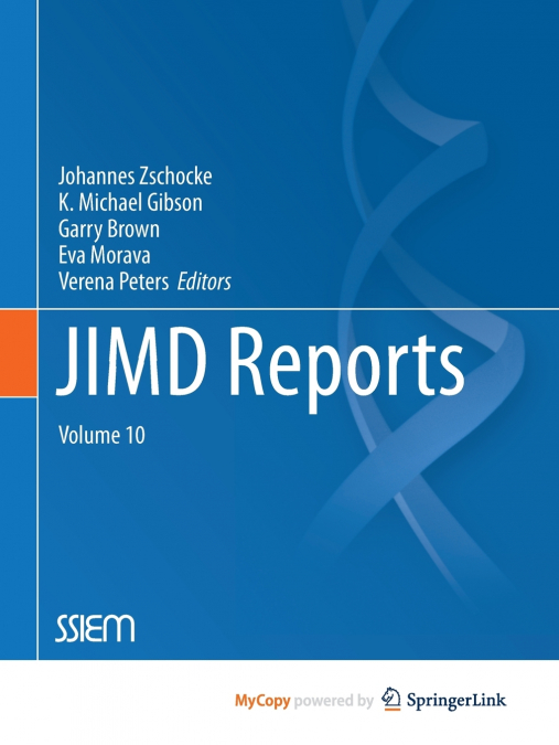 JIMD Reports - Volume 10