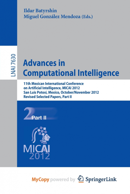 Advances in Computational Intelligence