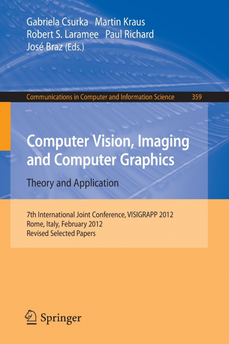 Computer Vision, Imaging and Computer Graphics - Theory and Applications