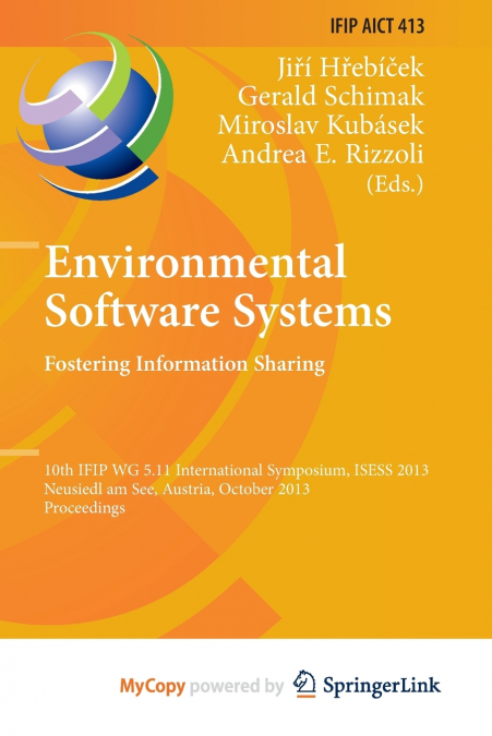 Environmental Software Systems. Fostering Information Sharing