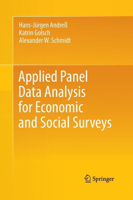 Applied Panel Data Analysis for Economic and Social Surveys