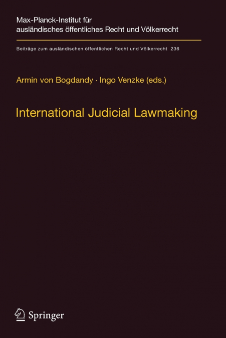 International Judicial Lawmaking