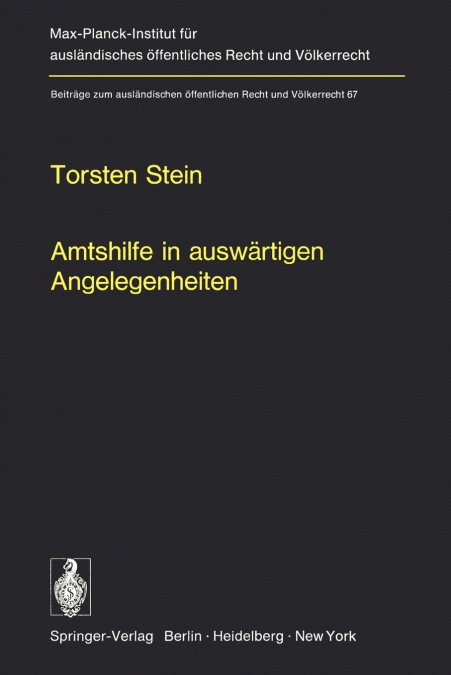 Amtshilfe in auswärtigen Angelegenheiten