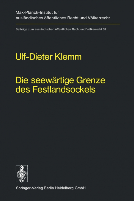 Die seewärtige Grenze des Festlandsockels