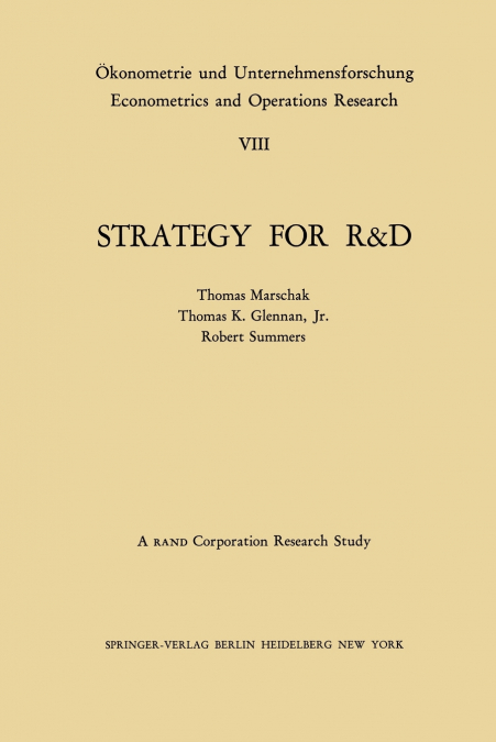 Strategy for R&D
