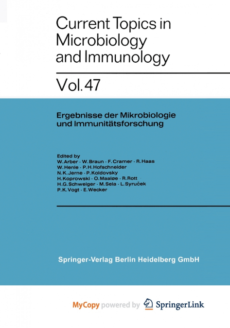Current Topics in Microbiology and Immunology