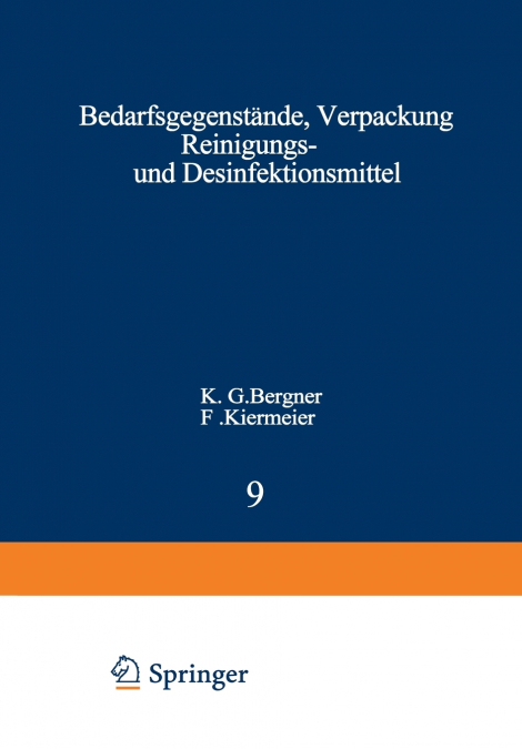 Bedarfsgegenstande, Verpackung Reinigungs- Und Desinfektionsmittel