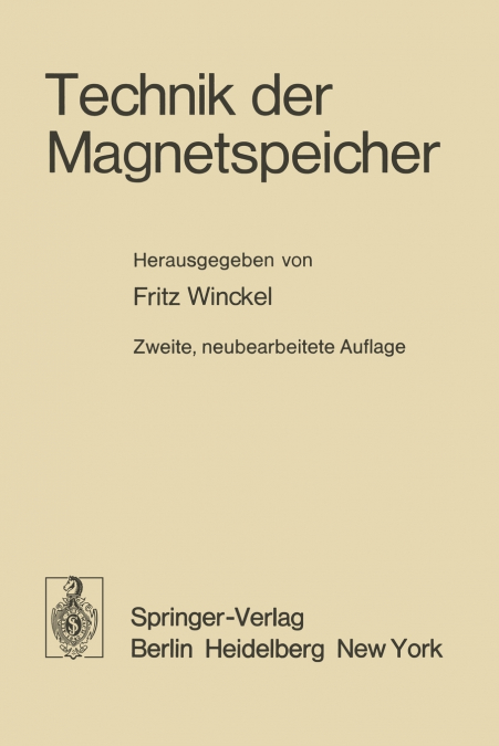 Technik der Magnetspeicher