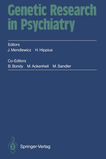 Genetic Research in Psychiatry