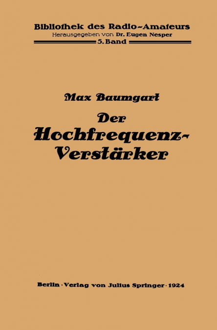 Der Hochfrequenz -Verstärker