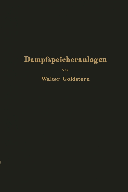 Dampfspeicheranlagen