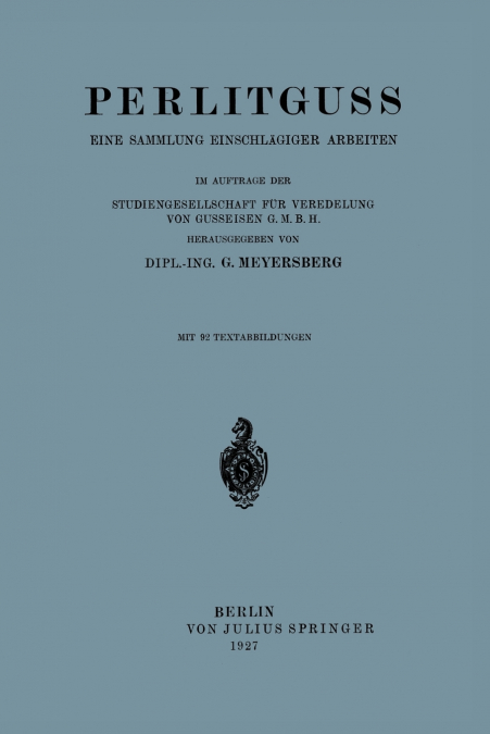 Perlitguss