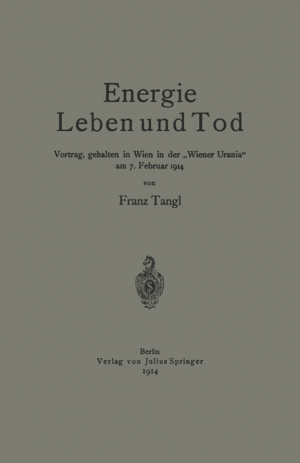 Energie Leben Und Tod