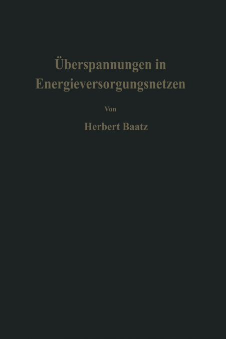 Überspannungen in Energieversorgungsnetzen