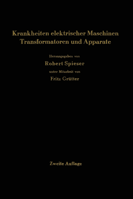 KrankheitEnglish elektrischer MaschinEnglish, TransformatorEnglish und Apparate