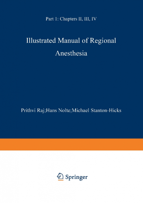 Illustrated Manual of Regional Anesthesia