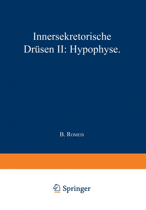 Blutgefass- Und Lymphgefassapparat Innersekretorische Drusen