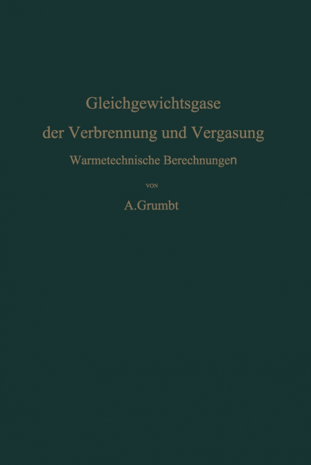Gleichgewichtsgase der Verbrennung und Vergasung