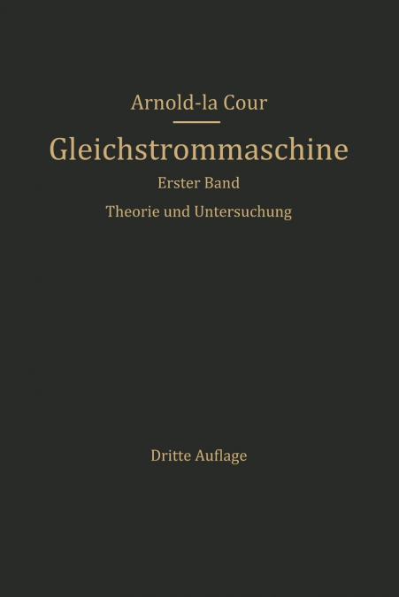 Die Gleichstrommaschine