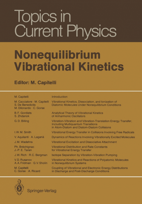 Nonequilibrium Vibrational Kinetics
