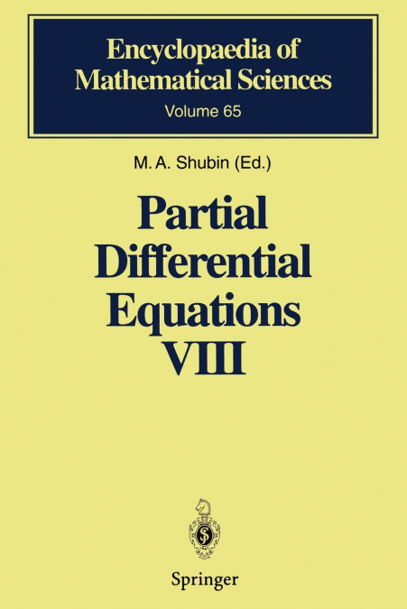 Partial Differential Equations VIII