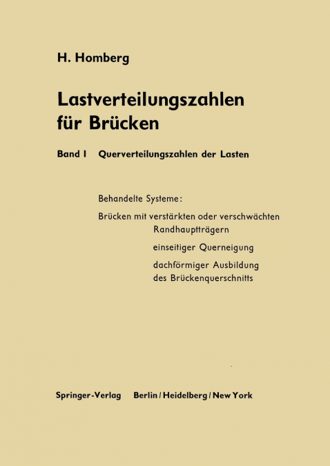 Lastverteilungszahlen für Brücken