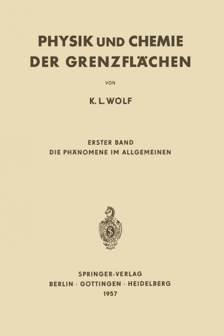Physik und Chemie der Grenzflächen