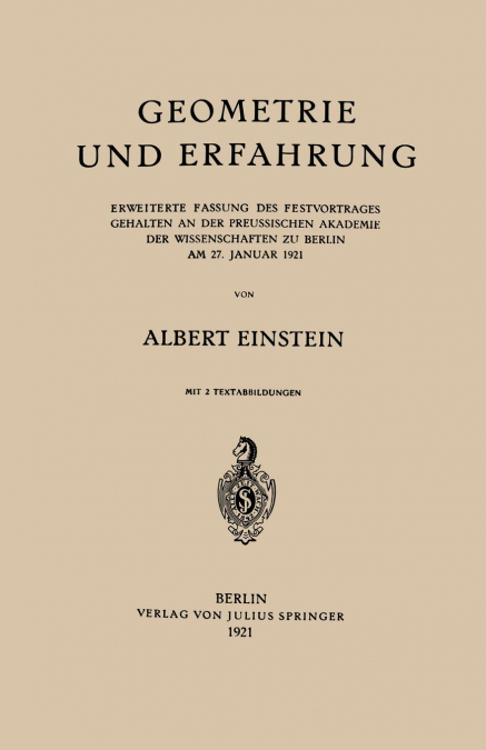 Geometrie und Erfahrung