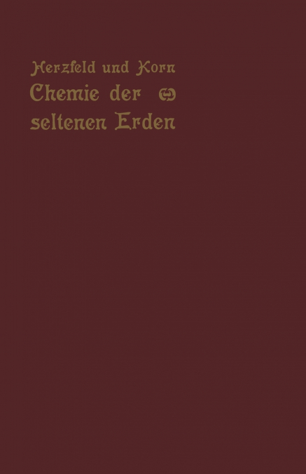 Chemie der seltenen Erden