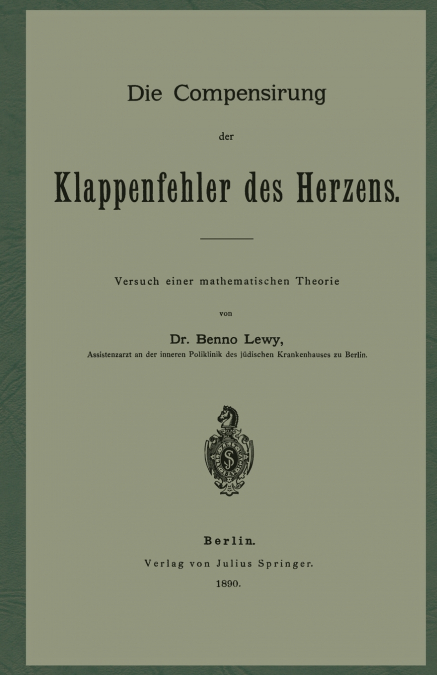 Die Compensirung der Klappenfehler des Herzens