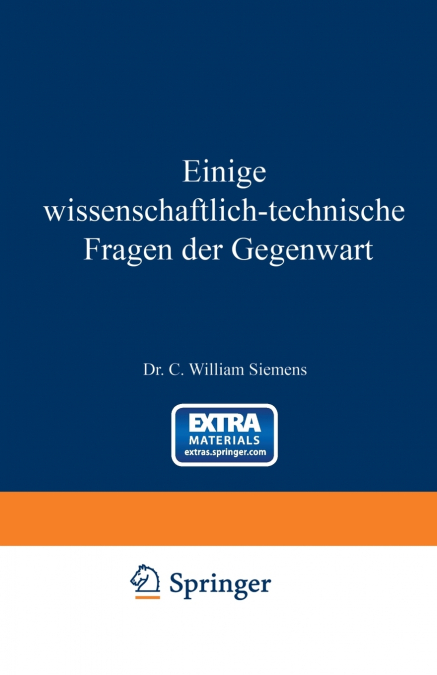 Einige Wissenschaftlich-Technische Fragen Der Gegenwart