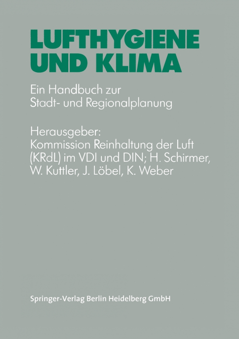 Lufthygiene und Klima