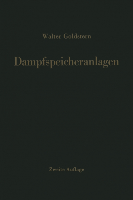 Dampfspeicheranlagen