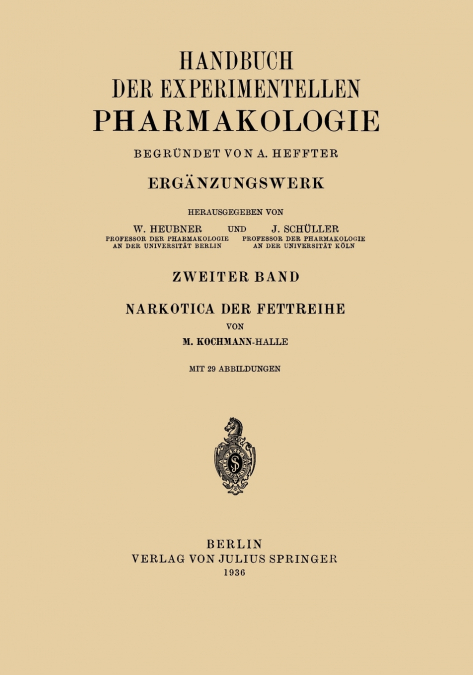 Narkotica der Fettreihe