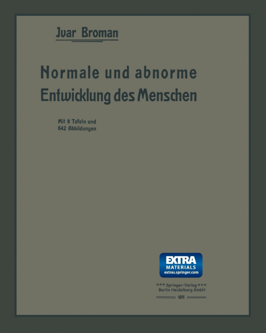 Normale und abnorme Entwicklung des Menschen