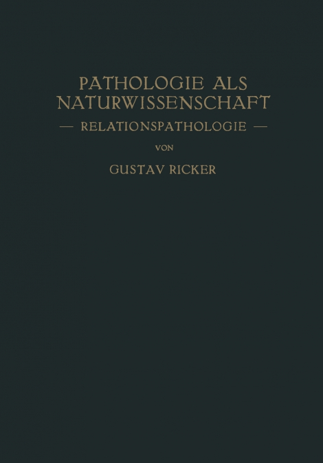 Pathologie als Naturwissenschaft