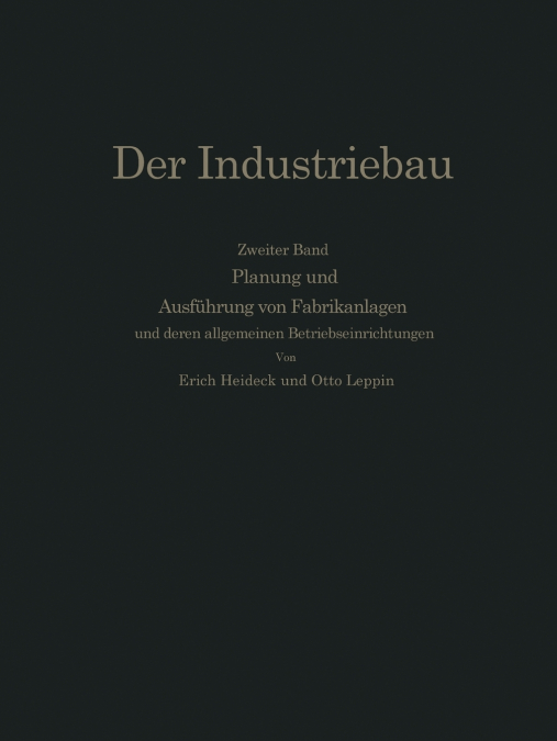 Planung und Ausführung von Fabrikanlagen