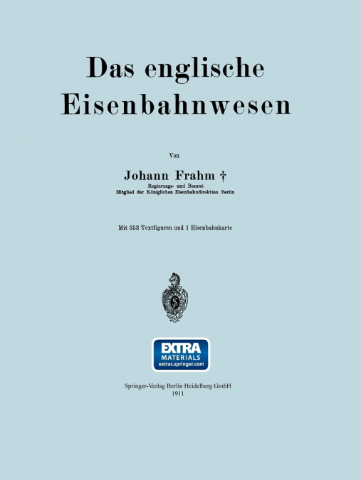 Das Englische Eisenbahnwesen