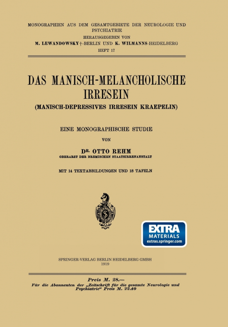 Das Manisch-Melancholische Irresein