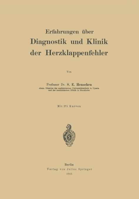 Erfahrungen über Diagnostik und Klinik der Herzklappenfehler