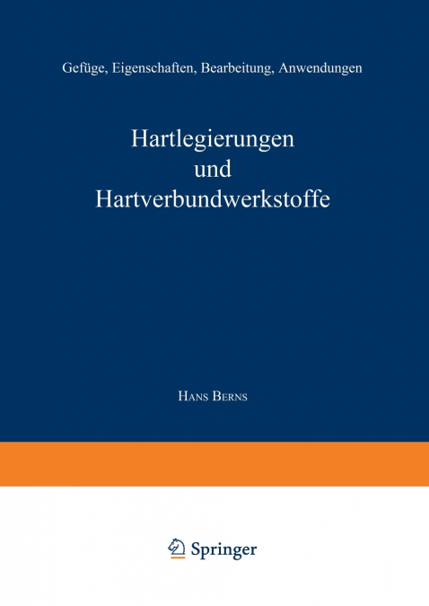 Hartlegierungen und Hartverbundwerkstoffe