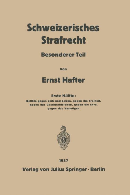 Schweizerisches Strafrecht
