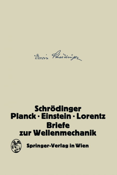 Briefe zur Wellenmechanik
