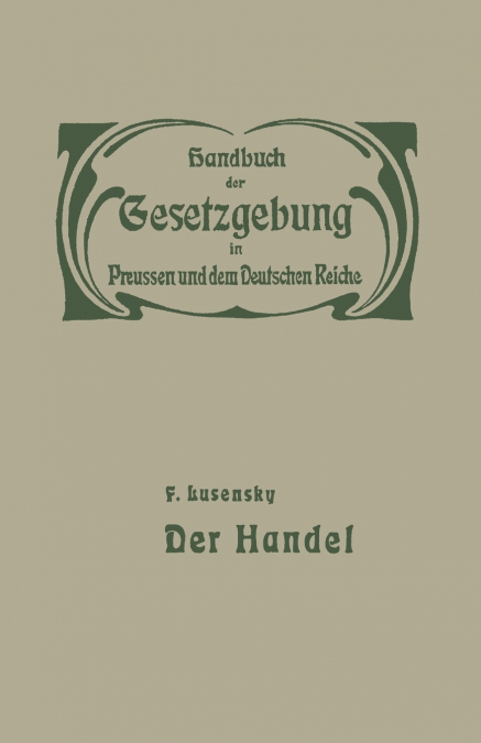 Handel Und Gewerbe
