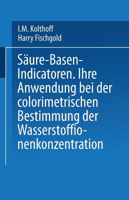 Saure Basen Indicatoren
