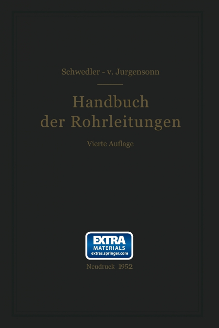 Handbuch der Rohrleitungen